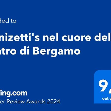Donizetti Apt Nel Cuore Del Centro Di Bérgamo Exterior foto